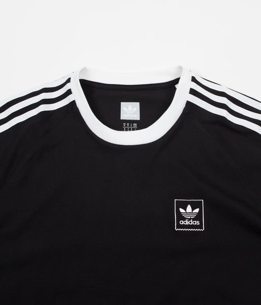 Adidas Cali BB Long Sleeve T Shirt Black White Flatspot