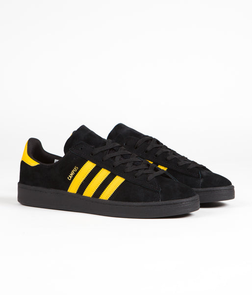 adidas gazelle silver green womens Adidas Campus Adv Shoes - Core Black / Bold Gold / Core Black