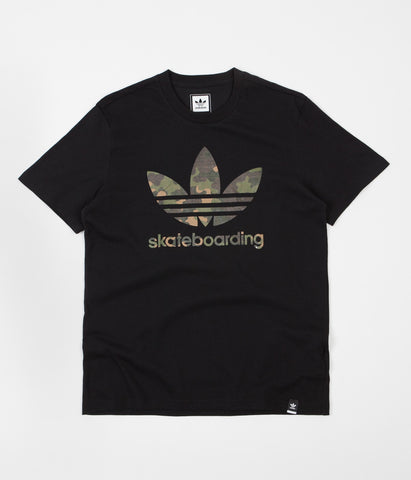 Adidas Clima 3.0 Camo T Shirt Black Flatspot