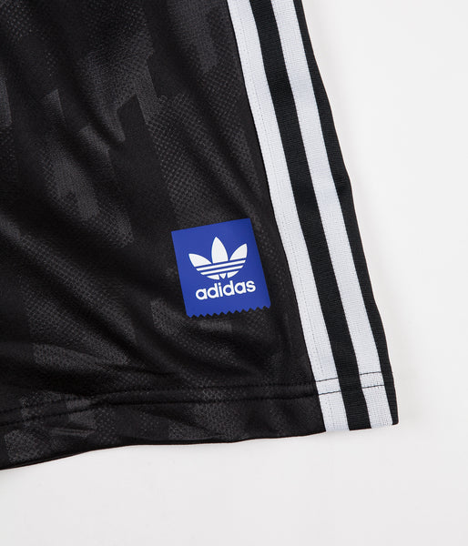 Adidas Dodson Shorts Black White Active Blue