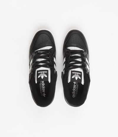 Adidas Forum 84 Low ADV Shoes - Core Black / Chalk White / Chalk White