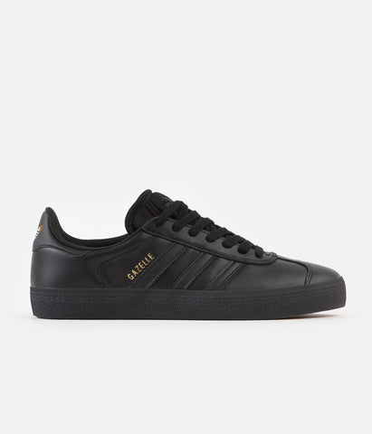 Adidas gazelle black outlet gold exclusive