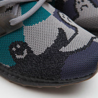 Adidas Gonz Ultra Boost Shoes in Grey Three and Core Black / Shadow Navy thumbnail