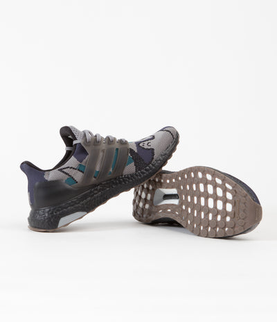 Adidas Gonz Ultra Boost Shoes in Grey Three and Core Black / Shadow Navy