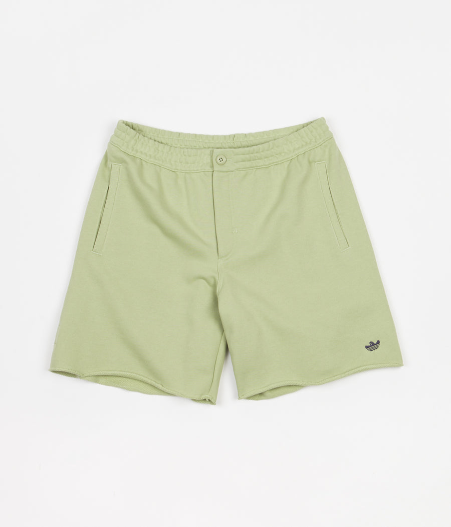 Adidas Heavyweight Shmoofoil Shorts - Magic Lime / Shadow Navy