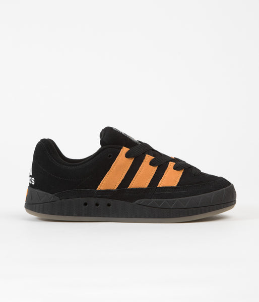 Adidas black orange shoes shop