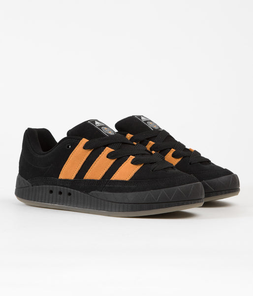Adidas Jamal Smith Adimatic Shoes - Core Black / Orange Rush