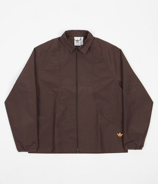 Adidas Outer Station Jacket - Brown / Orange Rush | flatspot