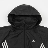 Adidas PB Workshop Windbreaker Jacket in Black and Grey 6 / White thumbnail