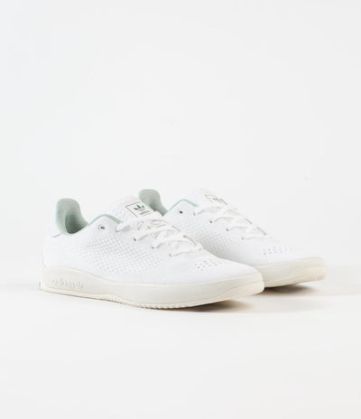 Adidas Puig Primeknit Primeblue Shoes in FTWR White and Hazy Emerald / Hazy Green