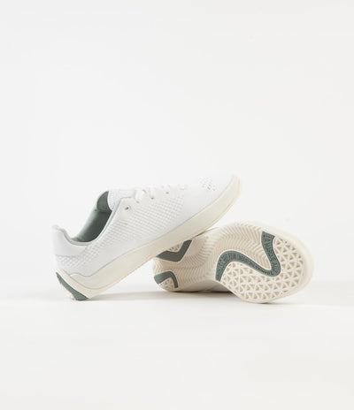 Adidas Puig Primeknit Primeblue Shoes in FTWR White and Hazy Emerald / Hazy Green