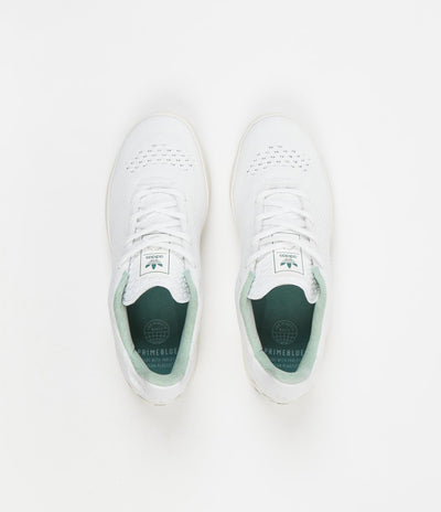 Adidas Puig Primeknit Primeblue Shoes in FTWR White and Hazy Emerald / Hazy Green