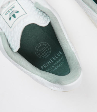 Adidas Puig Primeknit Primeblue Shoes in FTWR White and Hazy Emerald / Hazy Green