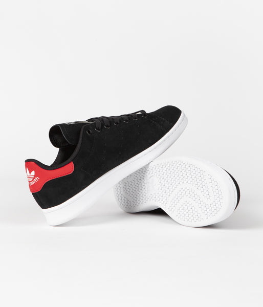 Adidas stan smith red and black outlet