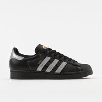 Adidas Superstar ADV 'Soto' Shoes in Core Black and Silver Metallic / Gold Metallic thumbnail