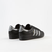Adidas Superstar ADV 'Soto' Shoes in Core Black and Silver Metallic / Gold Metallic thumbnail