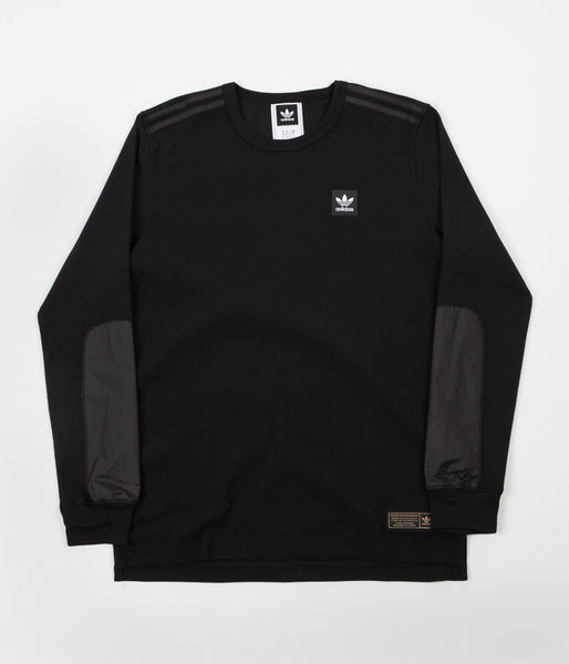 ◆adidas◆ City Skate Long Sleeve Tee Black JC6834 adidas Running Shirt X-City - Black/Carbon