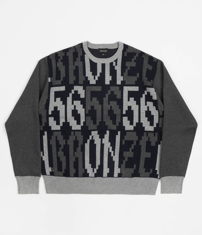 Bronze 56K Old E Crewneck Sweatshirt - Black / Grey