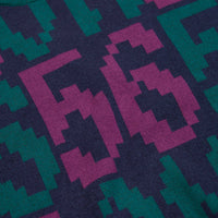 Bronze 56K Old E Crewneck Sweatshirt in Purple and Teal thumbnail