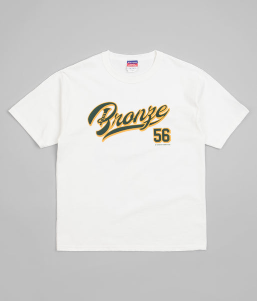 【BRONZE 56K】BLAZE TEE WHITE Bronze 56k Blaze Tee – Travel Skateshop