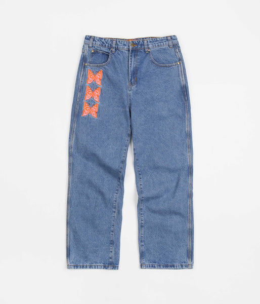 Butter goods デニム Baggy Denim Jeans, Washed Indigo – Butter Goods USA