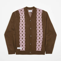 Butter Goods Club Knitted Cardigan - Chocolate thumbnail