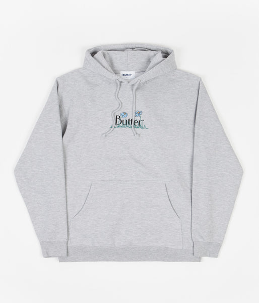 【BUTTER GOODS】 Rounded Logo Pullover Hood : Cornflower Puff Rounded Logo Pullover – Butter Goods