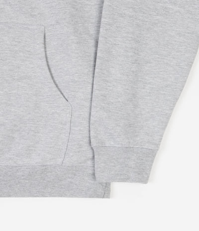 Butter Goods Flowers Classic Logo Pullover Hoodie in Heather Grey