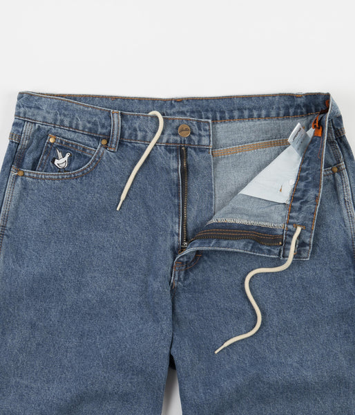 Butter Goods Gullwing Denim Pants Washed Indigo Flatspot