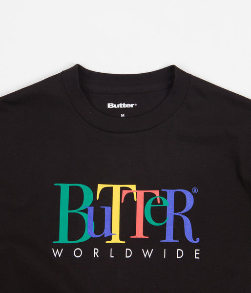 【Butter Goods】Warped Tee Tシャツ ブラック Buttergoods Warped Tee - Black wpt_black_25Q1Sneakerbox TLV