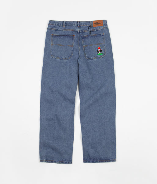 Butter Goods Mushroom Denim Pants Washed Indigo Flatspot