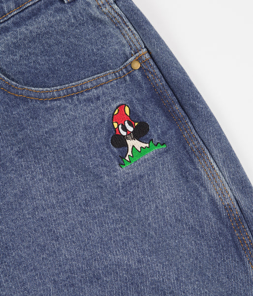 Butter Goods Mushroom Denim Pants Washed Indigo Flatspot