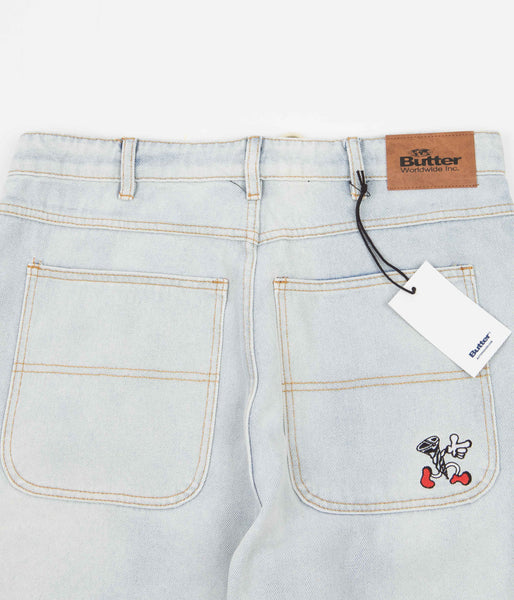 Butter Goods Screw Jeans Light Blue Flatspot
