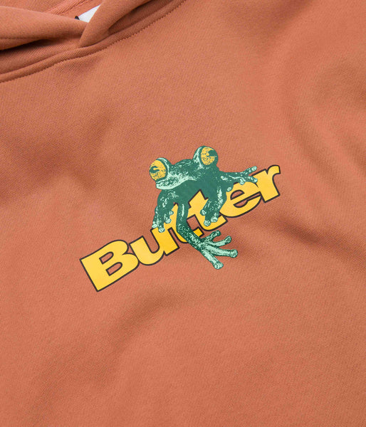 Butter Goods Tree Frog Logo Hoodie Oak Flatspot