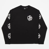by Parra Circle Tweak Logo Long Sleeve T-Shirt in Black thumbnail