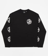 by Parra Circle Tweak Logo Long Sleeve T-Shirt in Black