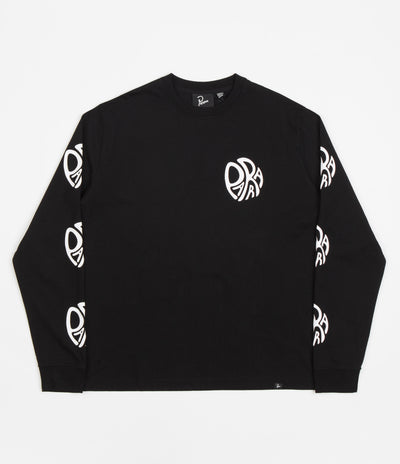 by Parra Circle Tweak Logo Long Sleeve T-Shirt in Black