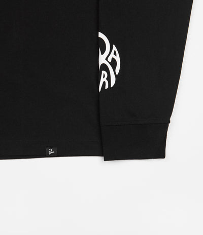 by Parra Circle Tweak Logo Long Sleeve T-Shirt in Black
