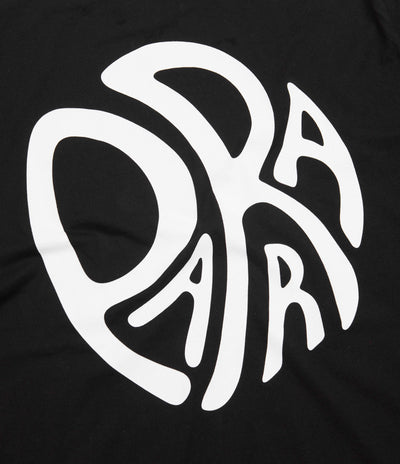 by Parra Circle Tweak Logo Long Sleeve T-Shirt in Black