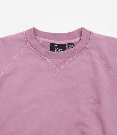 by Parra Logo Crewneck Sweatshirt in Lavender