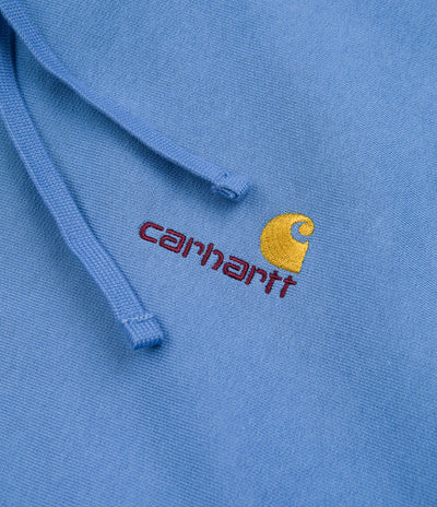 Carhartt American Script Hoodie in Piscine