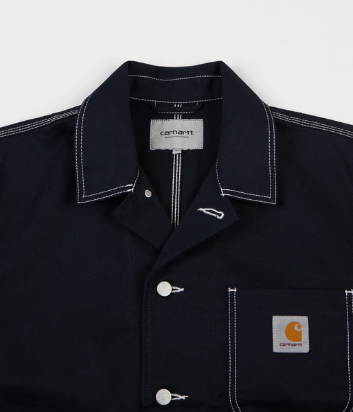 Carhartt Chalk Jacket Dark Navy Flatspot