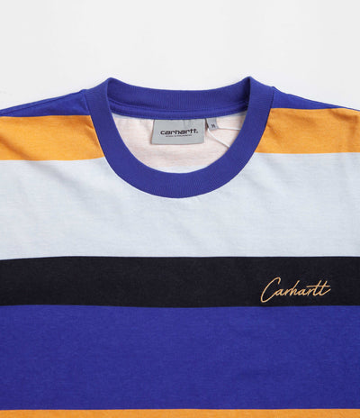Carhartt Crouser T-Shirt - Crouser Stripe / Lazurite