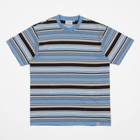 Carhartt Lafferty T-Shirt - Lafferty Stripe / Piscine thumbnail
