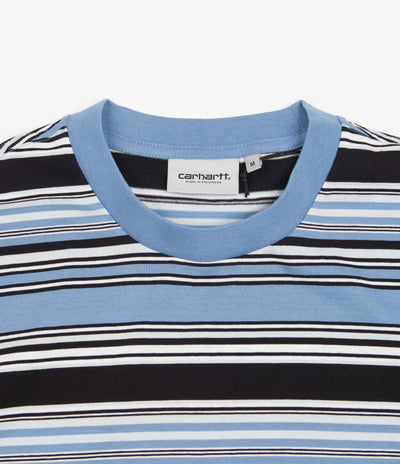 Carhartt Lafferty T-Shirt - Lafferty Stripe / Piscine