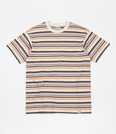 Carhartt Riggs T-Shirt in Riggs Stripe and Natural