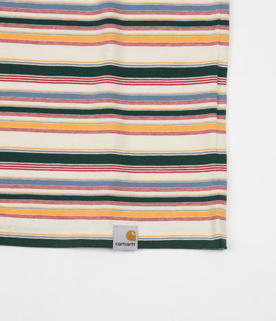 Carhartt Riggs T-Shirt in Riggs Stripe and Natural
