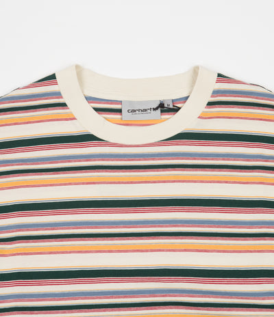 Carhartt Riggs T-Shirt in Riggs Stripe and Natural