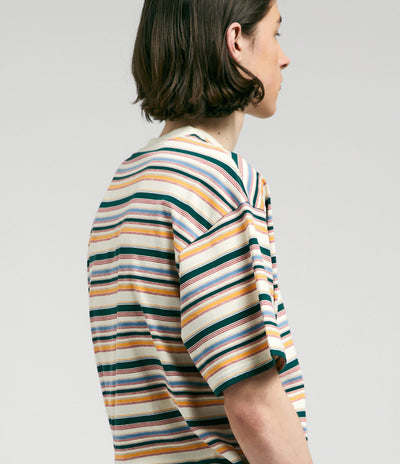 Carhartt Riggs T-Shirt in Riggs Stripe and Natural