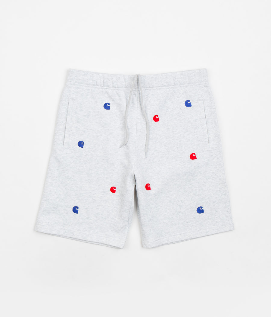 Carhartt Seek Sweat Shorts - Ash Heather